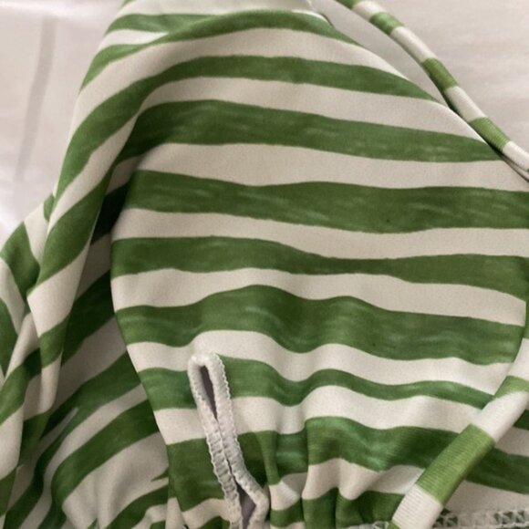 SHEIN NWOT Tanga Zebra Stripe Triangle Bikini - Picture 7 of 12